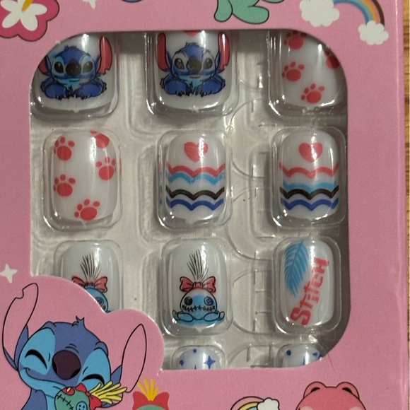 10 packs Girls‎ Press On Nails Stitch - Picture 4 of 6